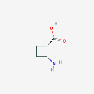molecular formula C5H9NO2 B1312781 (1S,2R)-2-Aminocyclobutane-1-carboxylic acid CAS No. 648433-09-4