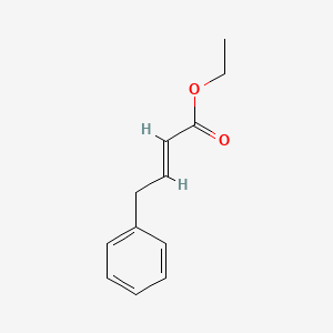 molecular formula C12H14O2 B1312785 Ethyl trans-4-phenyl-2-butenoate CAS No. 54966-42-6