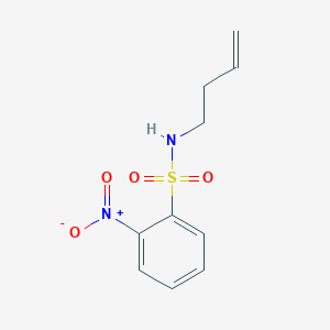 molecular formula C10H12N2O4S B1312797 Benzenesulfonamide, N-3-butenyl-2-nitro- CAS No. 90870-33-0