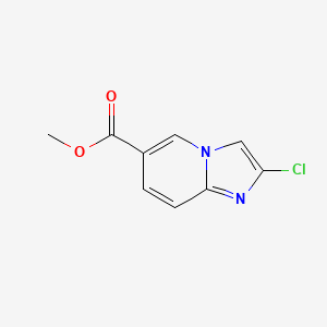 molecular formula C9H7ClN2O2 B13127980 Methyl2-chloroimidazo[1,2-a]pyridine-6-carboxylate 