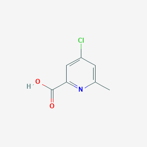 molecular formula C7H6ClNO2 B1312801 4-Chloro-6-methylpyridine-2-carboxylic acid CAS No. 30235-19-9