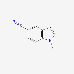 molecular formula C10H8N2 B1312812 1-甲基-1H-吲哚-5-碳腈 CAS No. 91634-11-6