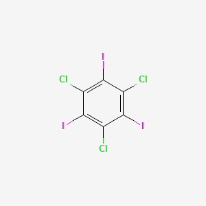 molecular formula C6Cl3I3 B1312816 1,3,5-三氯-2,4,6-三碘苯 CAS No. 151721-79-8