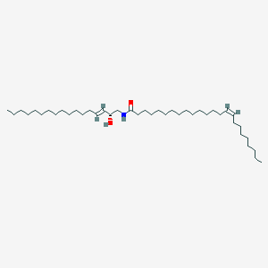 molecular formula C41H79NO2 B13128214 (Z)-N-[(E,2R)-2-hydroxyheptadec-3-enyl]tetracos-15-enamide 