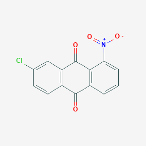 molecular formula C14H6ClNO4 B13128372 7-Chloro-1-nitroanthracene-9,10-dione CAS No. 6337-83-3