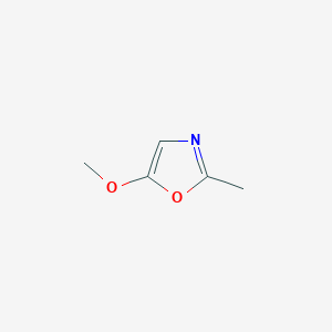 molecular formula C5H7NO2 B1312838 Oxazole, 5-methoxy-2-methyl- CAS No. 53878-74-3
