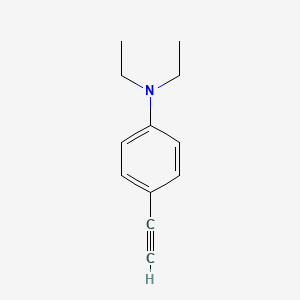 molecular formula C12H15N B1312841 N,N-Diethyl-4-ethynylaniline CAS No. 41876-70-4