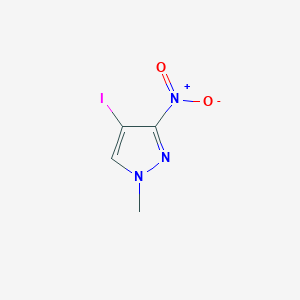 molecular formula C4H4IN3O2 B1312846 4-iodo-1-methyl-3-nitro-1H-pyrazole CAS No. 75092-34-1