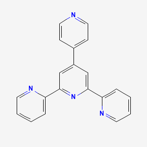 molecular formula C20H14N4 B1312847 4'-(4-吡啶基)-2,2':6',2''-三吡啶 CAS No. 112881-51-3