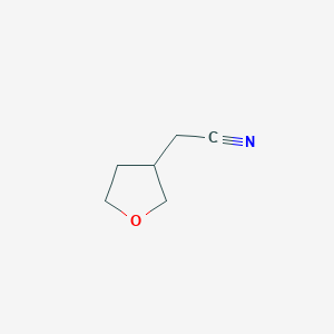 B1312849 2-(Tetrahydrofuran-3-yl)acetonitrile CAS No. 476415-60-8