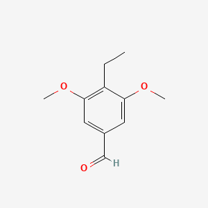 molecular formula C11H14O3 B1312853 4-乙基-3,5-二甲氧基苯甲醛 CAS No. 78025-99-7
