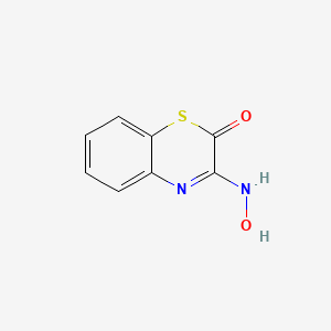 B1312859 3-(Hydroxyimino)-3,4-dihydro-2H-benzo[b][1,4]thiazin-2-one CAS No. 903891-96-3