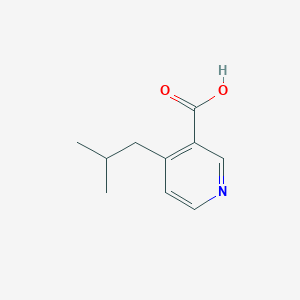 molecular formula C10H13NO2 B13128913 4-Isobutylnicotinicacid 