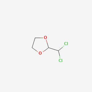 molecular formula C4H6Cl2O2 B13128916 2-(Dichloromethyl)-1,3-dioxolane CAS No. 2612-35-3
