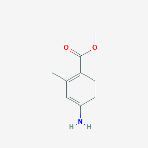 molecular formula C9H11NO2 B1312900 Methyl 4-amino-2-methylbenzoate CAS No. 6933-47-7