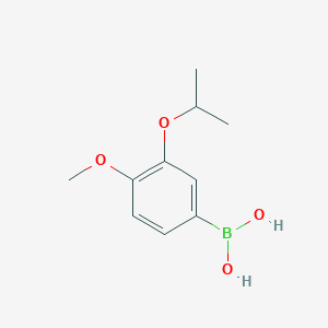 molecular formula C10H15BO4 B1312902 3-Isopropoxy-4-methoxyphenylboronic acid CAS No. 516465-82-0