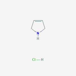 molecular formula C4H8ClN B1312905 2,5-dihydro-1H-pyrrole Hydrochloride CAS No. 63468-63-3