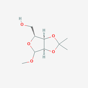 ((3aR,4R,6aR)-6-methoxy-2,2-dimethyltetrahydrofuro[3,4-d][1,3]dioxol-4-yl)methanol