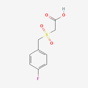 [(4-Fluorobenzyl)sulfonyl]acetic acid