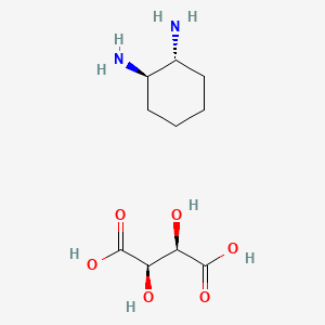 molecular formula C10H20N2O6 B1312929 (1R,2R)-(+)-1,2-Diaminocyclohexane L-tartrate CAS No. 39961-95-0
