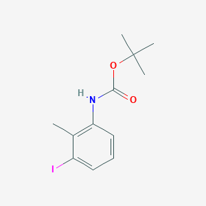 molecular formula C12H16INO2 B13129314 tert-Butyl(3-iodo-2-methylphenyl)carbamate 