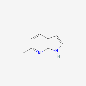 molecular formula C8H8N2 B1312937 6-甲基-1H-吡咯并[2,3-B]吡啶 CAS No. 824-51-1