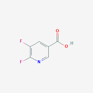 molecular formula C6H3F2NO2 B1312940 5,6-difluoropyridine-3-carboxylic Acid CAS No. 851386-33-9