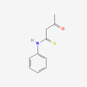 molecular formula C10H11NOS B1312947 3-oxo-N-phenylbutanethioamide CAS No. 10374-66-0
