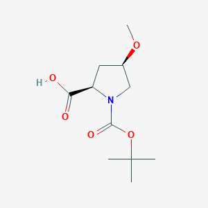 molecular formula C11H19NO5 B1312951 cis-Boc-4-methoxy-D-proline CAS No. 200184-87-8