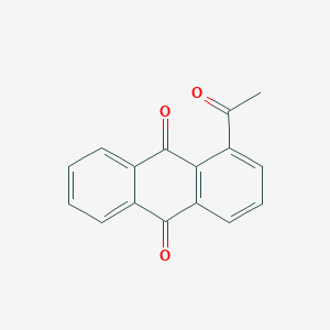 molecular formula C16H10O3 B13129526 1-Acetylanthracene-9,10-dione CAS No. 53336-60-0