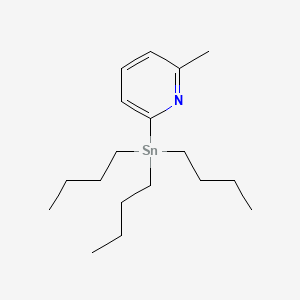 molecular formula C18H33NSn B1312957 2-Methyl-6-(tributylstannyl)pyridine CAS No. 259807-95-9