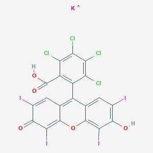 molecular formula C20H4Cl4I4KO5 B13129628 CID 139035191 