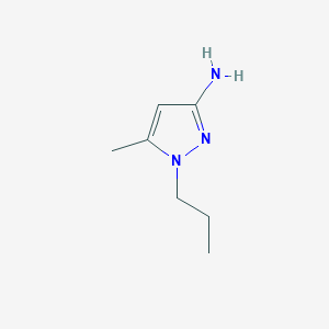 molecular formula C7H13N3 B1312970 5-methyl-1-propyl-1H-pyrazol-3-amine CAS No. 943107-35-5