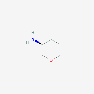 molecular formula C5H11NO B1312979 (S)-tetrahydro-2H-pyran-3-amine CAS No. 1071829-81-6
