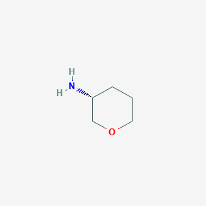 molecular formula C5H11NO B1312980 (R)-Tetrahydro-2H-pyran-3-amine CAS No. 1071829-82-7