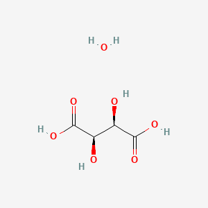 molecular formula C4H8O7 B13129822 Tartaric acid monohydrate 