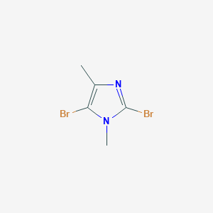 molecular formula C5H6Br2N2 B1312983 2,5-二溴-1,4-二甲基-1H-咪唑 CAS No. 850429-58-2