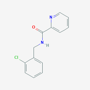 molecular formula C13H11ClN2O B13130117 N-[(2-chlorophenyl)methyl]pyridine-2-carboxamide 