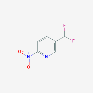 molecular formula C6H4F2N2O2 B13130137 5-(Difluoromethyl)-2-nitropyridine 