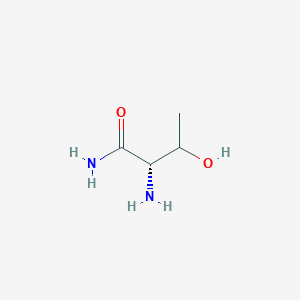 molecular formula C4H10N2O2 B13130153 (2S)-2-Amino-3-hydroxybutanamide 
