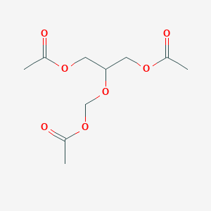 B1313018 1,3-Diacetoxy-2-(acetoxymethoxy)propane CAS No. 86357-13-3