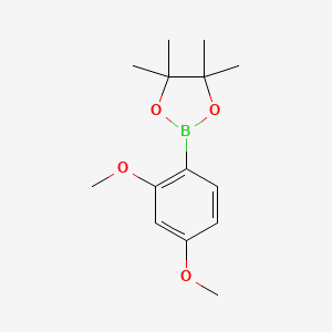 molecular formula C14H21BO4 B1313019 2-(2,4-Dimethoxyphenyl)-4,4,5,5-tetramethyl-1,3,2-dioxaborolane CAS No. 214360-69-7