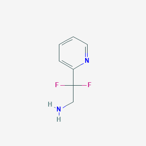2,2-Difluoro-2-pyridin-2-ylethaneamine