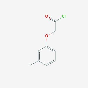 molecular formula C9H9ClO2 B1313055 (3-Methylphenoxy)acetyl chloride CAS No. 40926-72-5