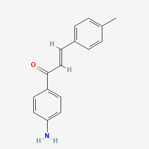 molecular formula C16H15NO B1313061 (2E)-1-(4-氨基苯基)-3-(4-甲基苯基)-丙-2-烯-1-酮 CAS No. 569646-61-3