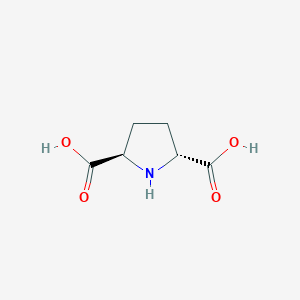 molecular formula C6H9NO4 B1313069 (2R,5R)-Pyrrolidine-2,5-dicarboxylic acid CAS No. 93713-35-0