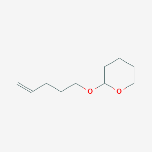 molecular formula C10H18O2 B1313071 2H-吡喃，四氢-2-(4-戊烯氧基)- CAS No. 64841-44-7