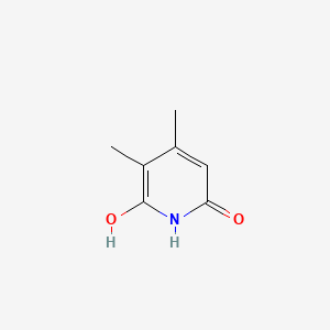 molecular formula C7H9NO2 B1313085 2,6-Dihydroxy-3,4-dimethylpyridine CAS No. 84540-47-6