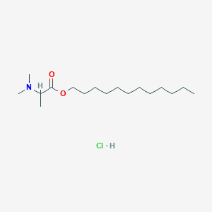 molecular formula C17H36ClNO2 B1313087 Dodecyl 2-(dimethylamino)propanoate hydrochloride CAS No. 259685-49-9