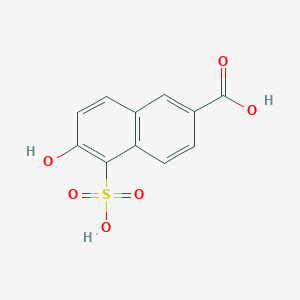 molecular formula C11H8O6S B1313094 6-Hydroxy-5-sulfo-2-naphthoic acid CAS No. 137644-29-2
